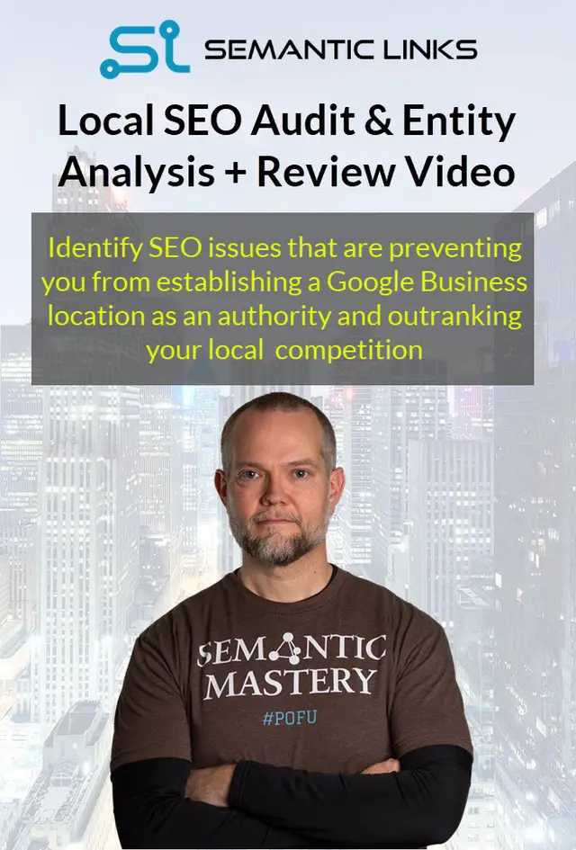Local SEO Audit and Entity Analysis with Video Technical SEO Audit Bradley Benner