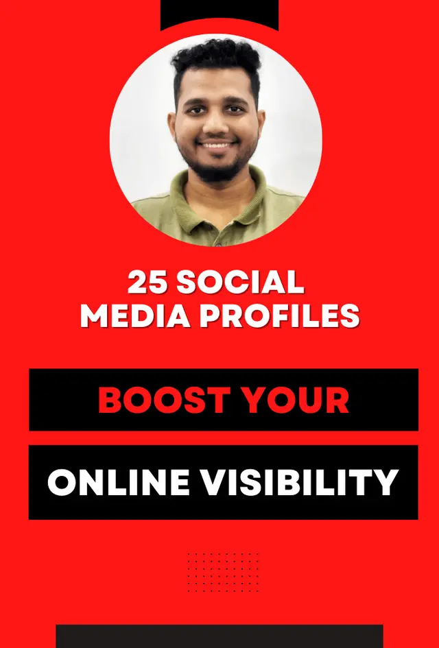 Boost Your Online Visibility with 25 Social Media Profiles