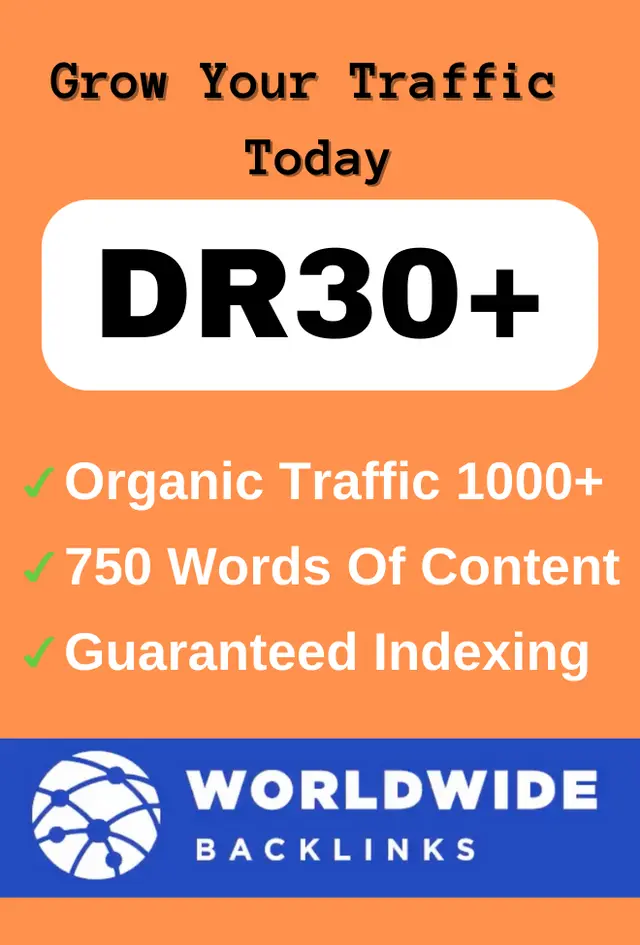 Spambrain Vetted DR 30 Niche Relevant Outreached Backlink