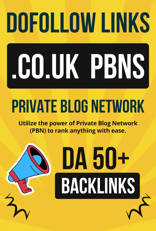 Premium UK DA50 Plus PBNs Dofollow SEO Backlinks