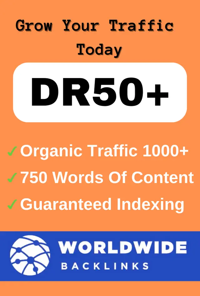 Spambrain Vetted DR 50 Niche Relevant Outreached Backlink