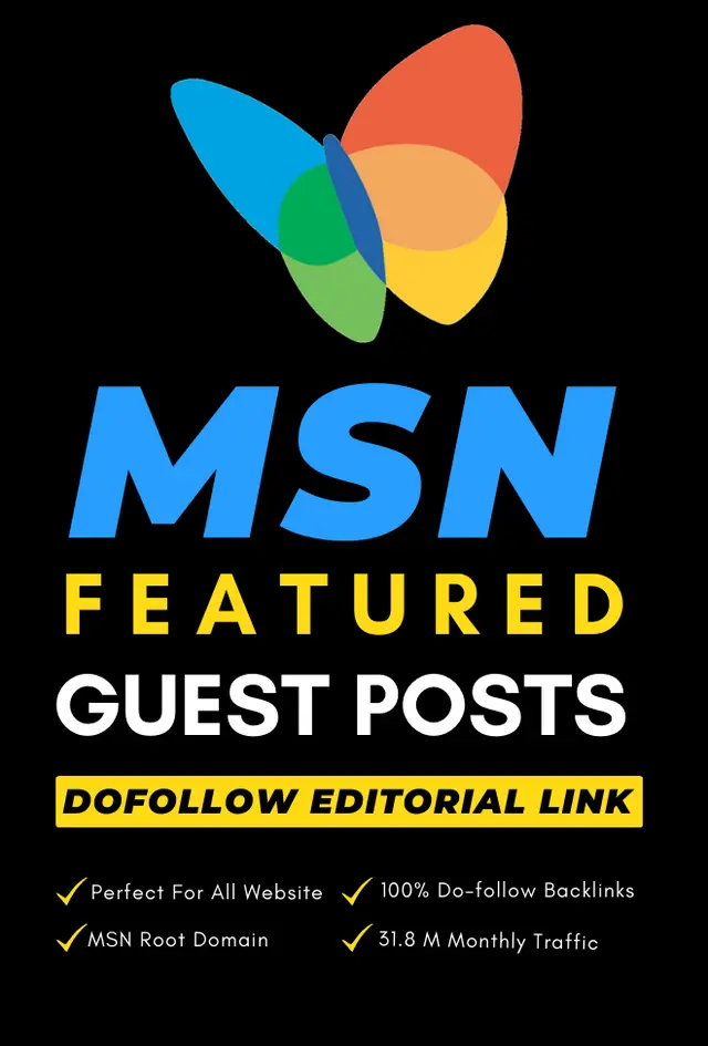 MSN Guest Post - Permanent DoFollow Link on MSN Root Domain