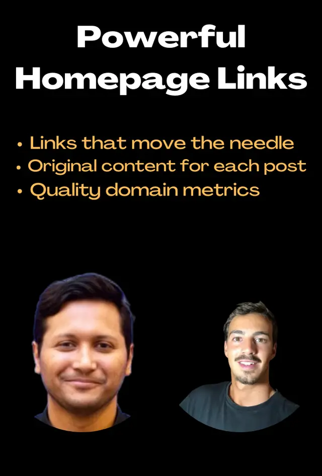 Premium Homepage Links That Work