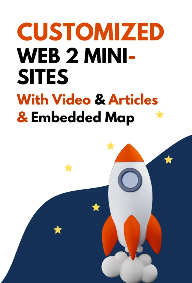 Customized WEB 2 mini-sites with Video and Articles Backlinks brandon wyatt