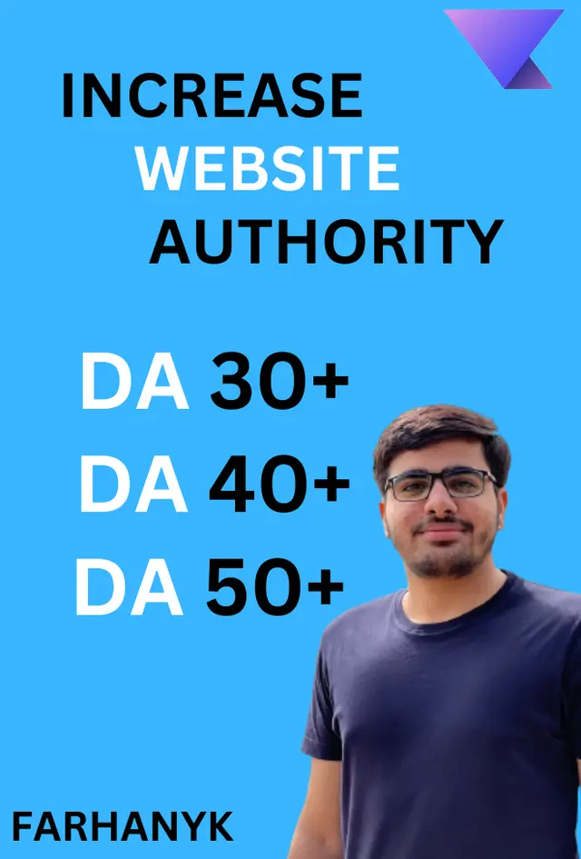 DA Increase Service and Backlinks Backlinks Farhan Ahmed
