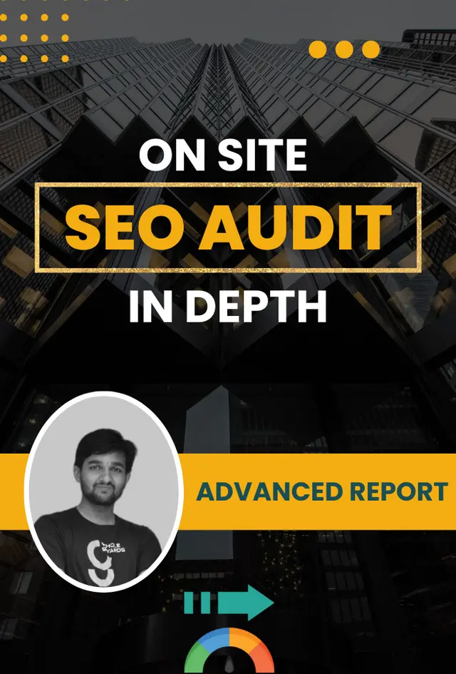 Advanced Website SEO Audit Report Technical SEO Audit Deepak M