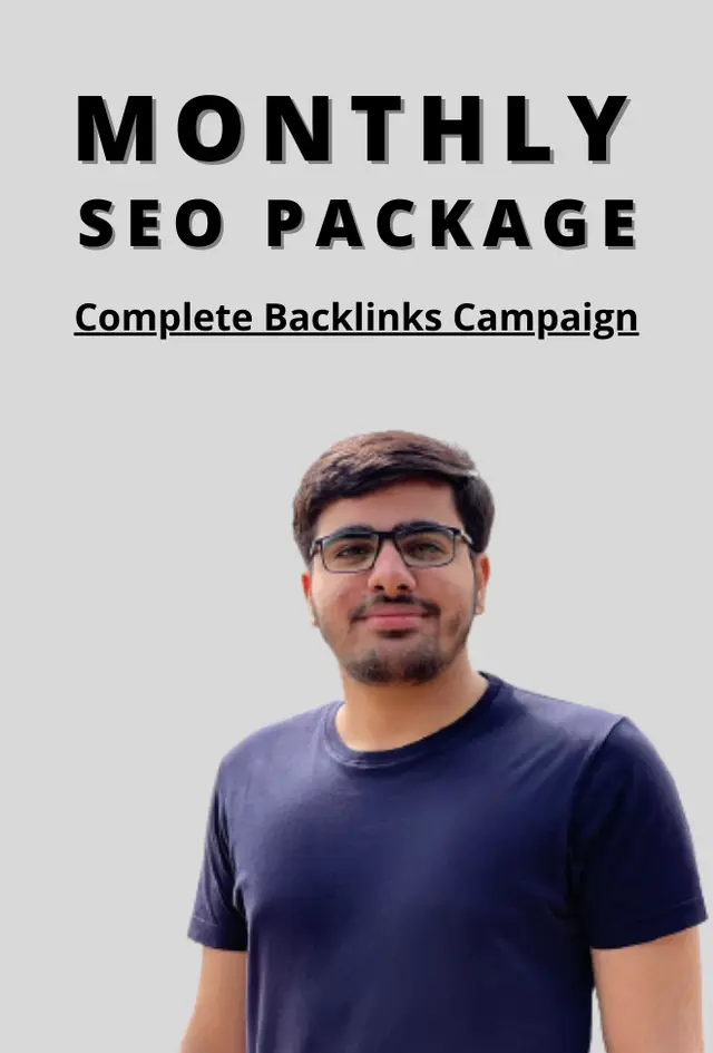 I Will do Complete Monthly SEO Backlinks Package Backlinks Farhan Ahmed