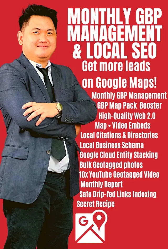 MONTHLY GBP MANAGEMENT AND  LOCAL SEO CAMPAIGN Backlinks albert gaña
