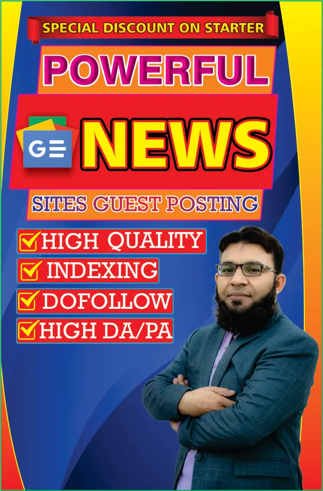 Guest Post On High Quality Google News Approved Websites Backlinks Shahzad AHMAD
