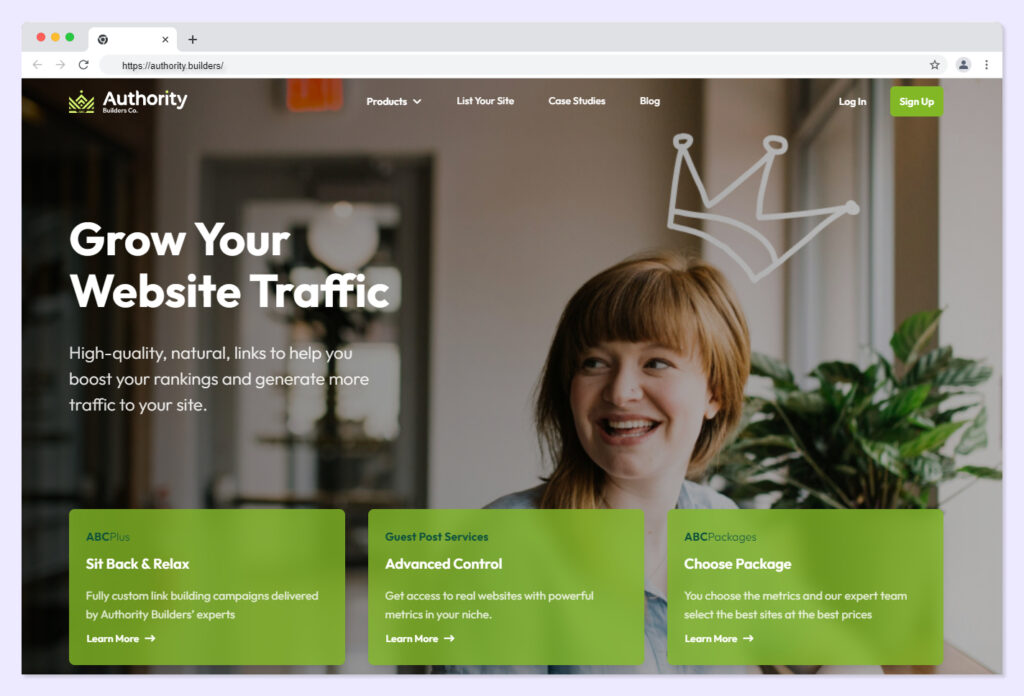 Authority Builders-homepage