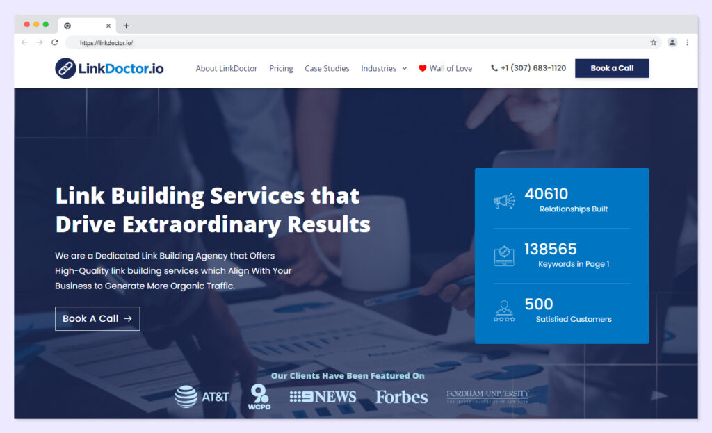 LinkDoctor-homepage
