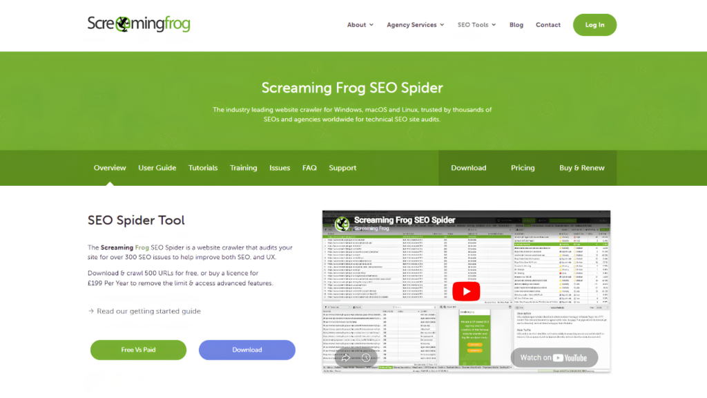 Screaming Frog SEO Spider